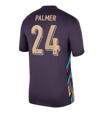 England Cole Palmer #24 Replika Udebanetrøje EM 2024 Kortærmet